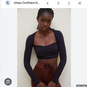 Black Urban Outfitters Crop top